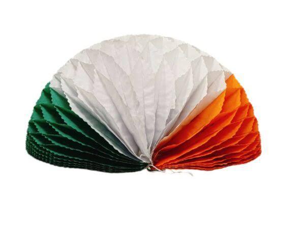Tricolor Indian Flag Honeycomb Ball for Decor - The Party Store