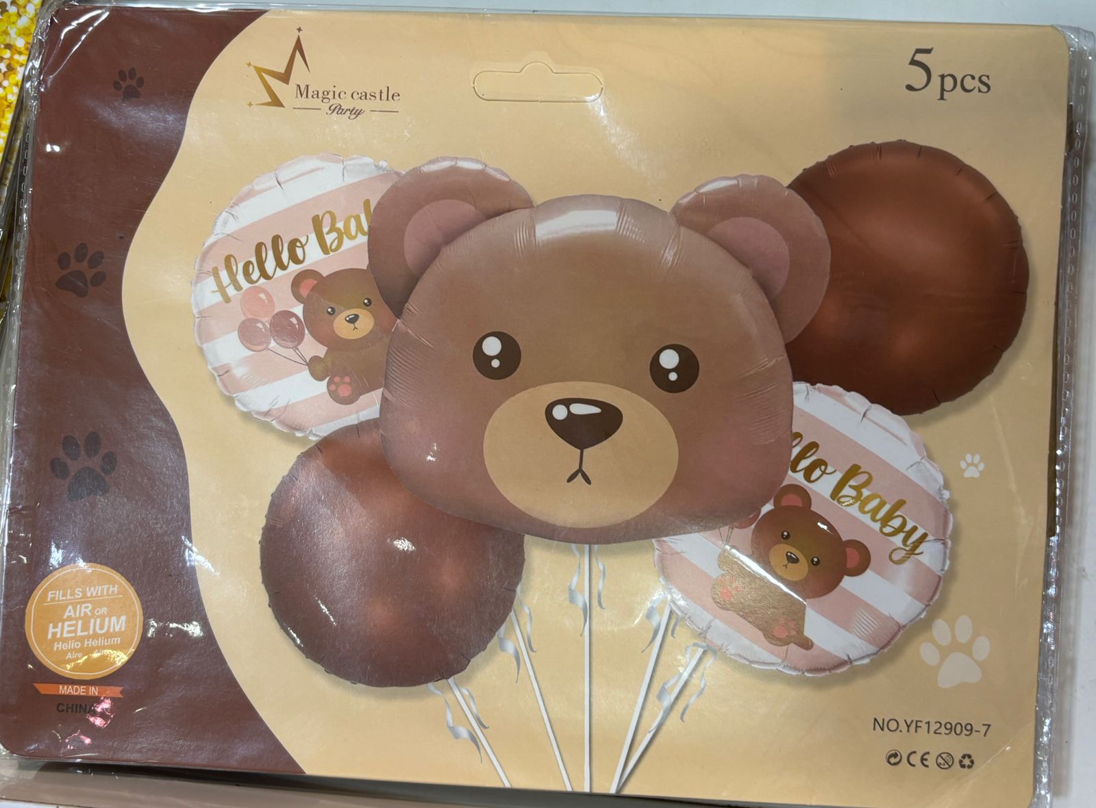 Hello Baby With Teddy Face 5 pcs