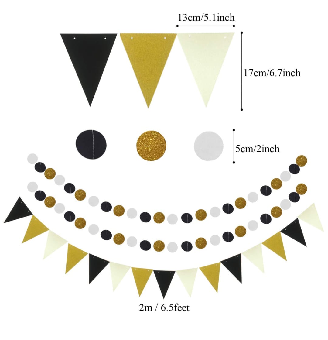 Paper Fans for Decoration Kit Set Of 23