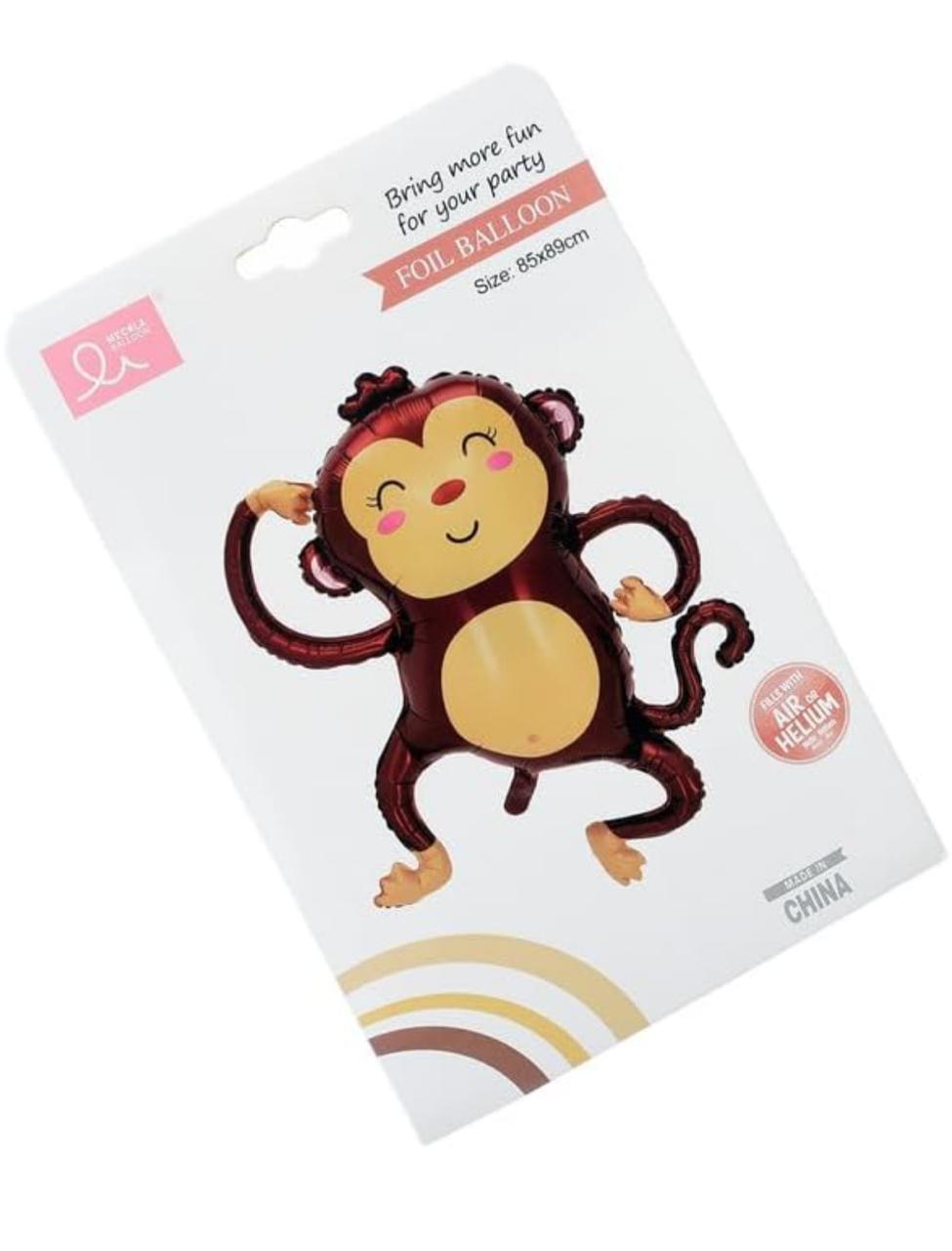 Monkey Design Single foil Balloon