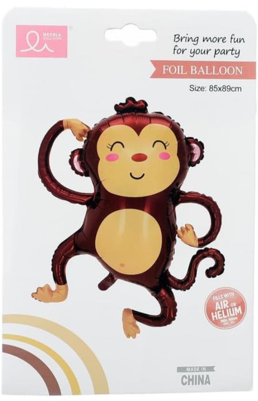 Monkey Design Single foil Balloon