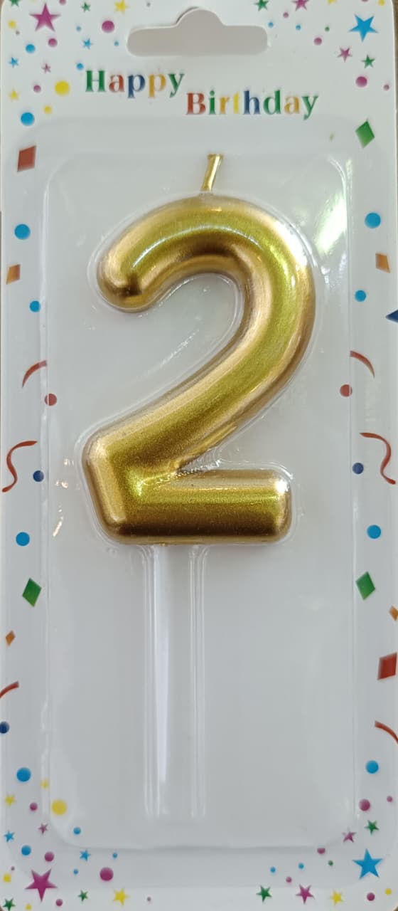 Decorative Number candle for Birthday Cake