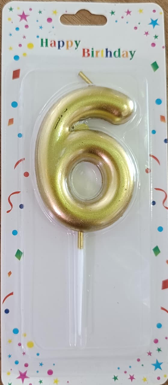 Decorative Number candle for Birthday Cake