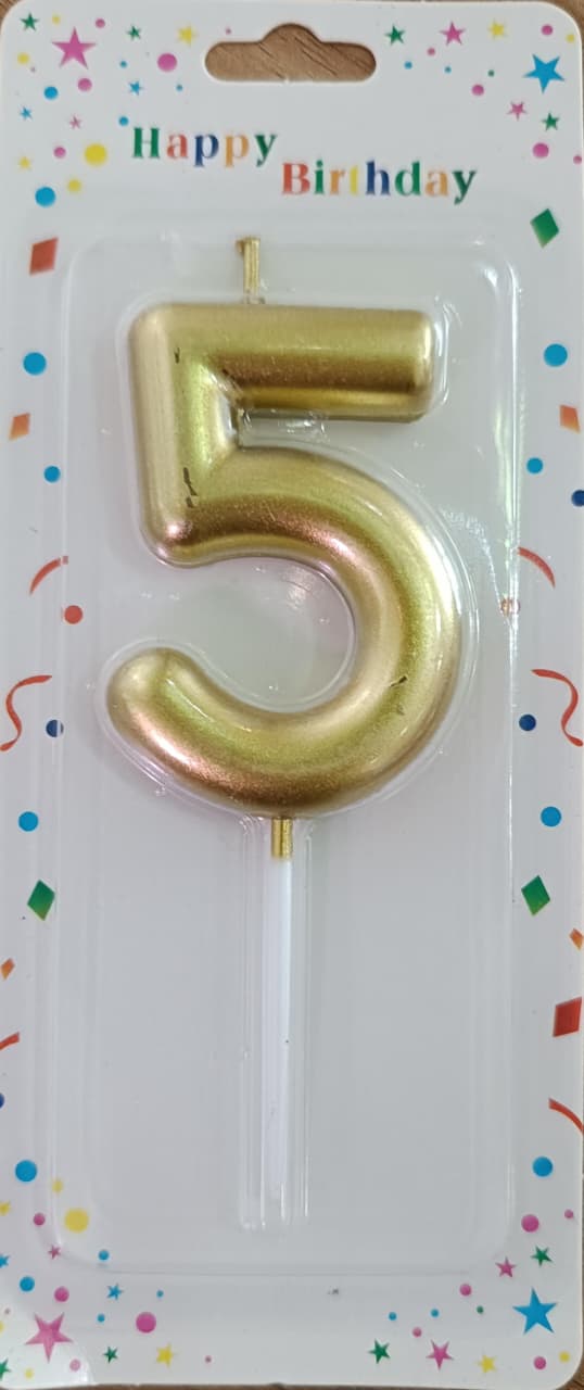 Decorative Number candle for Birthday Cake