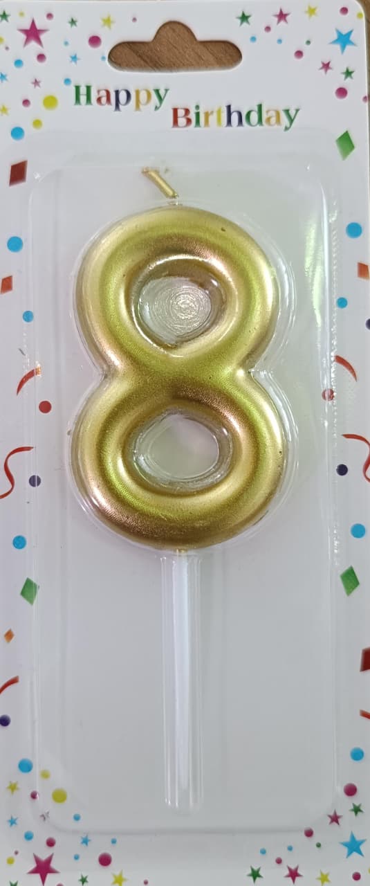 Decorative Number candle for Birthday Cake