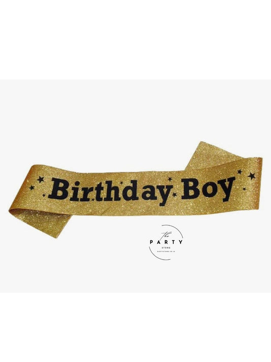 Birthday Boy sash for Birthday Party celebration