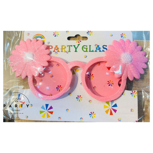 Glitter Flower Party Goggles – Fun Daisy Sunglasses for Haldi, Birthdays & Bachelorettes | The Party Store