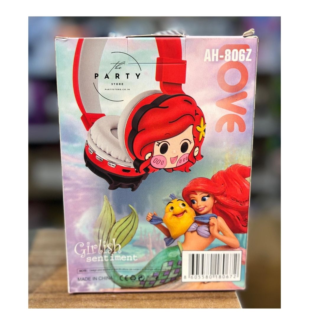 Mermaid theme Premium Wireless Headphones for Kids