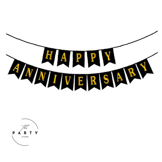 Happy Anniversary Banner Decor - Marriage Anniversary Banner