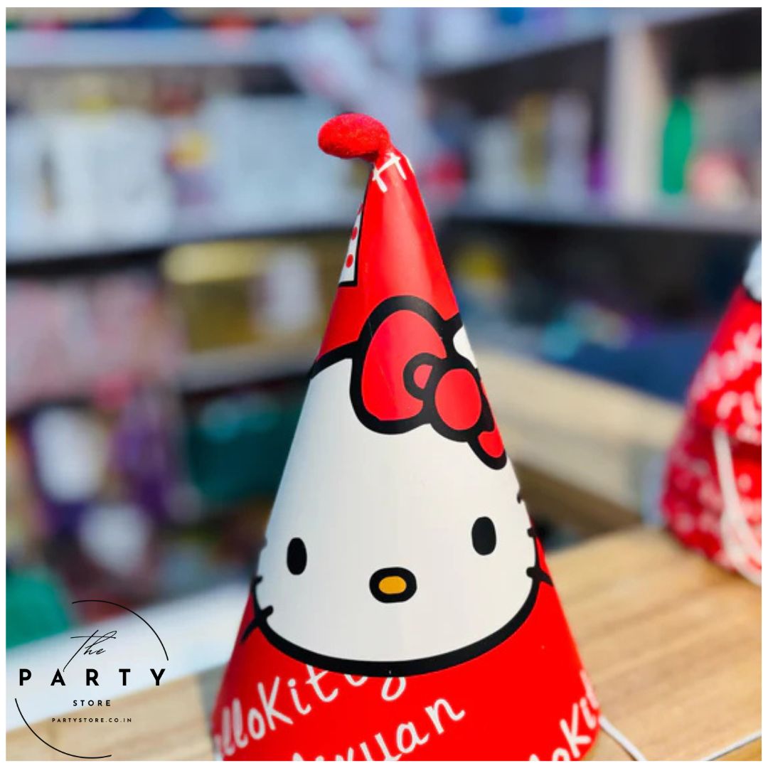 Hello Kitty Theme Birthday Caps