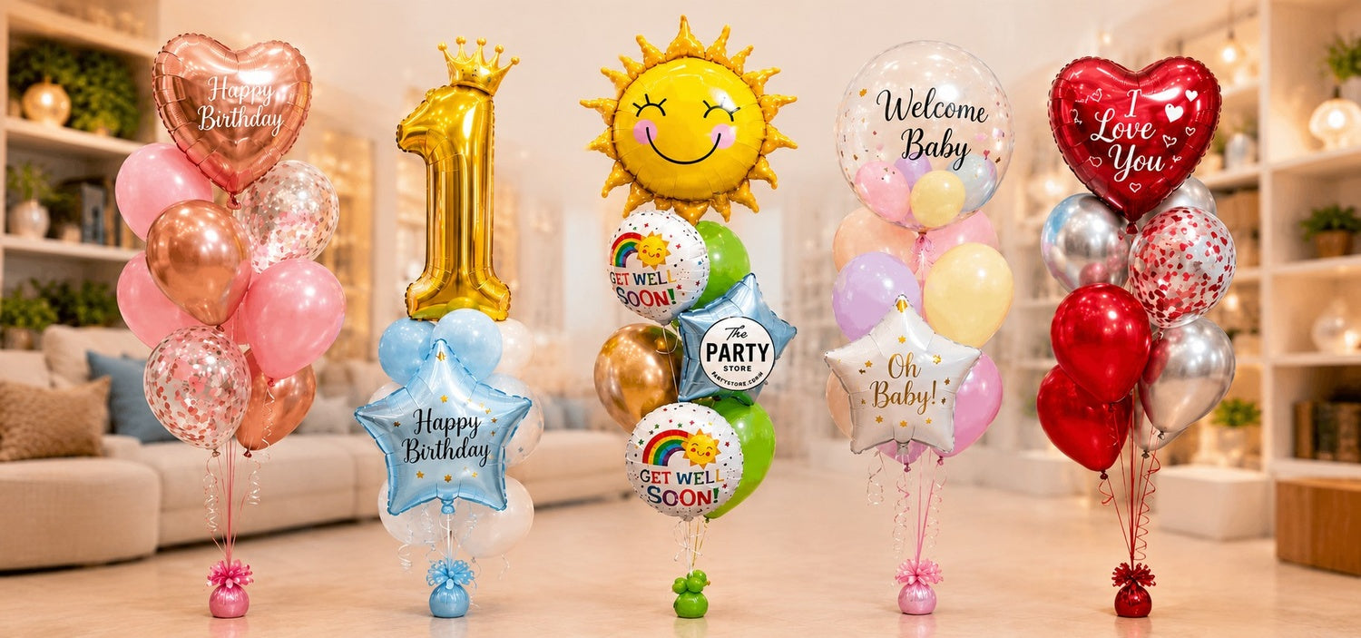 Helium Balloons Delivery in Gurgaon | Same-Day Delivery | The Party Store
