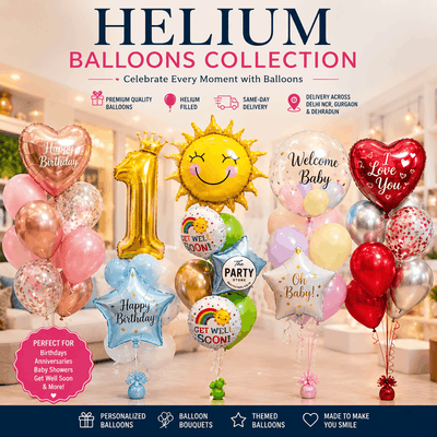 Helium Balloons – Birthday, Baby Shower, Welcome Home - Wishes , Anniversary & More
