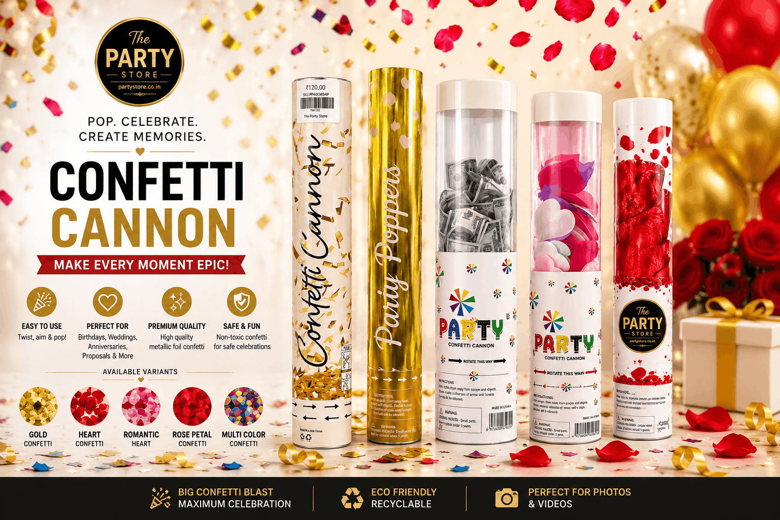 Party Supplies for Birthdays & Celebrations in Gurgaon, Delhi NCR & Dehradun | The Party Store