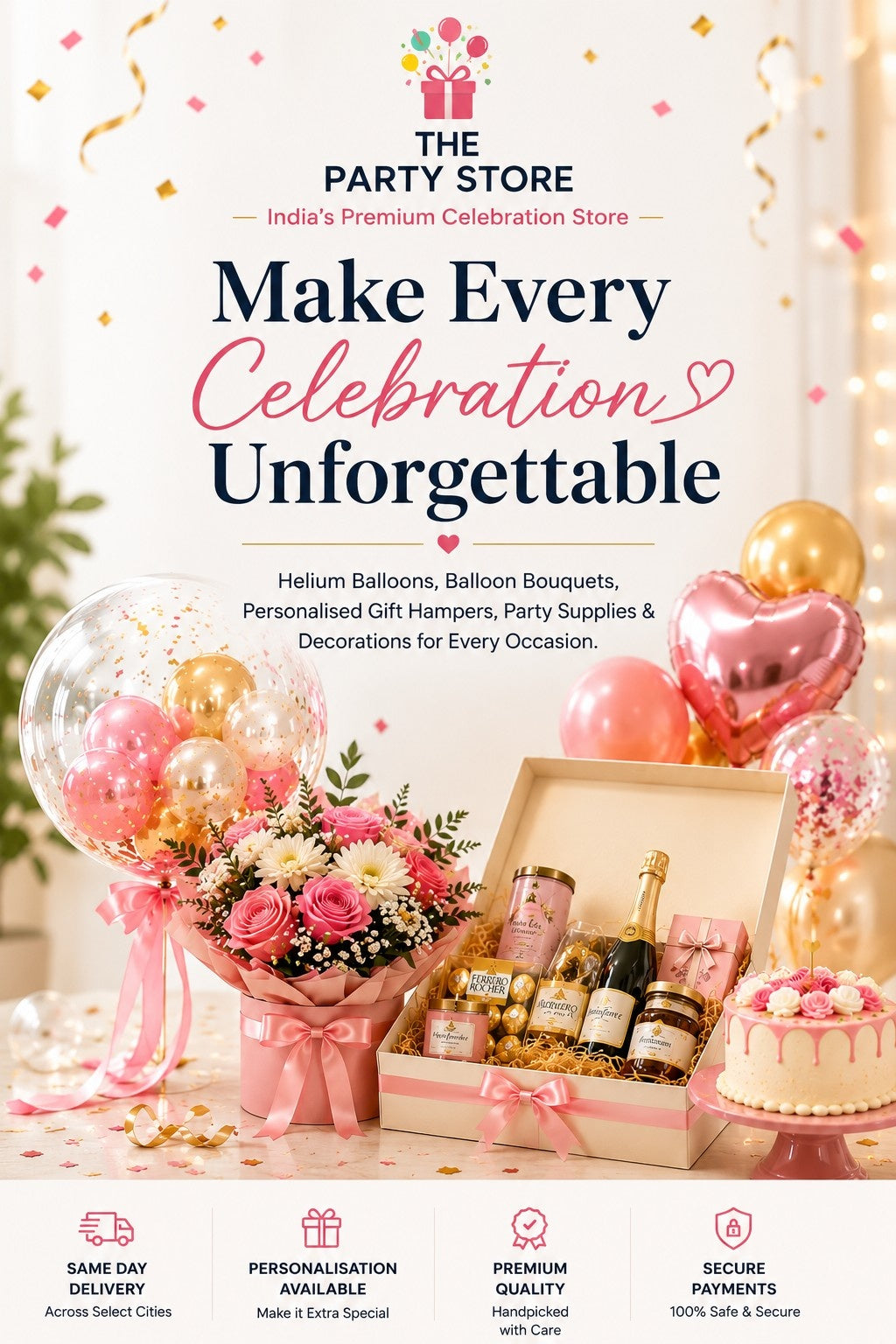 Gift Hampers | Balloon, Chocolate & Personalized Gift Hampers