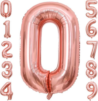 Helium Number Balloons | Age Number Foil Balloons 0–9 | Birthday Party Decorations | The Party Store