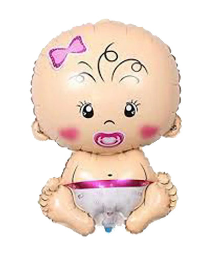 Baby Girl And Boy Balled Foil Balloon For Baby Shower,Welcome Single Foil