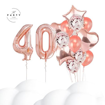 40th Birthday Milestone Birthday Balloons