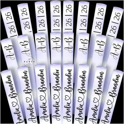 Renowned Events Light Up LED Foam Stick. This 16&quot; reusable foam stick for Dancing/Concerts and Sporting Events or Cheer Up in Weddings, Parties, and Dancing