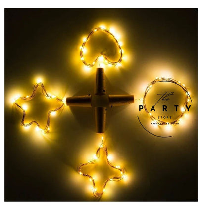 20 LED Battery Operated String Decorative Fairy Lights with Cork and Mini Copper Wire