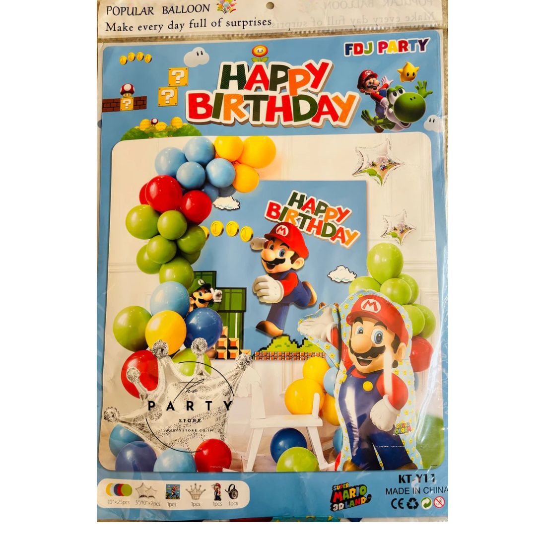 Super Mario theme Decoration Kit