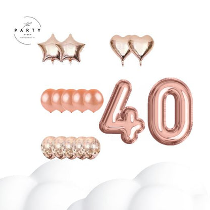 40th Birthday Milestone Birthday Balloons