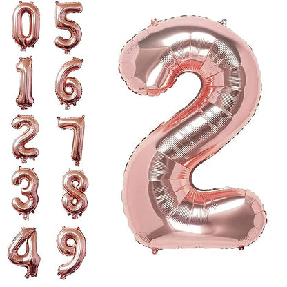 Helium Number Balloons | Age Number Foil Balloons 0–9 | Birthday Party Decorations | The Party Store