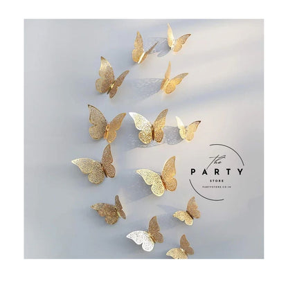 3D Butterfly Wall Stickers Butterfly Wall Decals for Home Decor (Pack of 12Pcs)