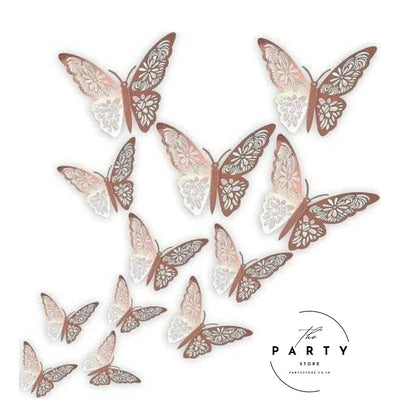 3D Butterfly Wall Stickers Butterfly Wall Decals for Home Decor (Pack of 12Pcs)