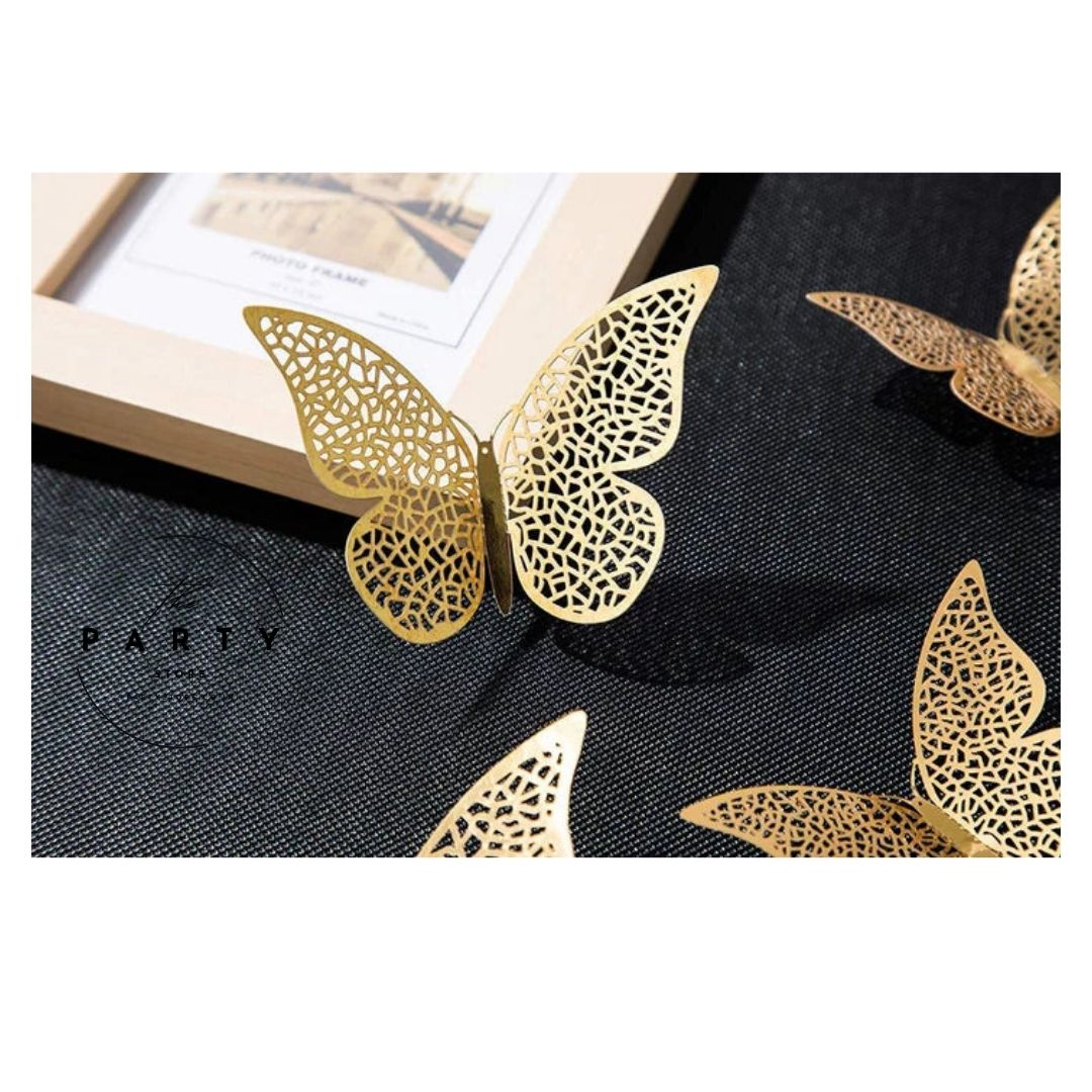 3D Butterfly Wall Stickers Butterfly Wall Decals for Home Decor (Pack of 12Pcs)