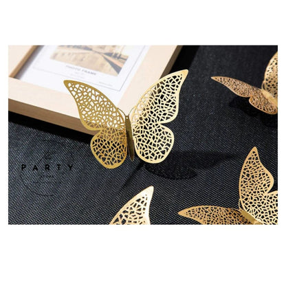 3D Butterfly Wall Stickers Butterfly Wall Decals for Home Decor (Pack of 12Pcs)