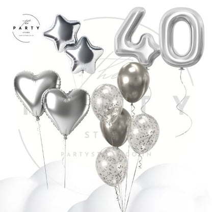 40th Birthday Milestone Birthday Balloons