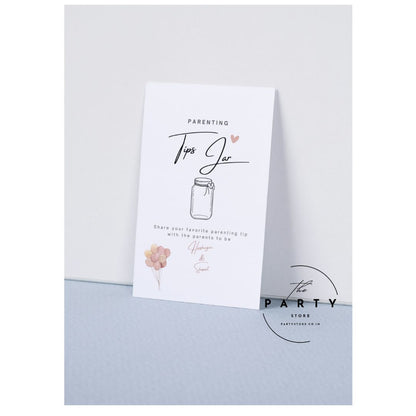 Parenting Tips Board &amp; Advice Cards for Baby Shower | Fun Baby Shower Game | The Party Store
