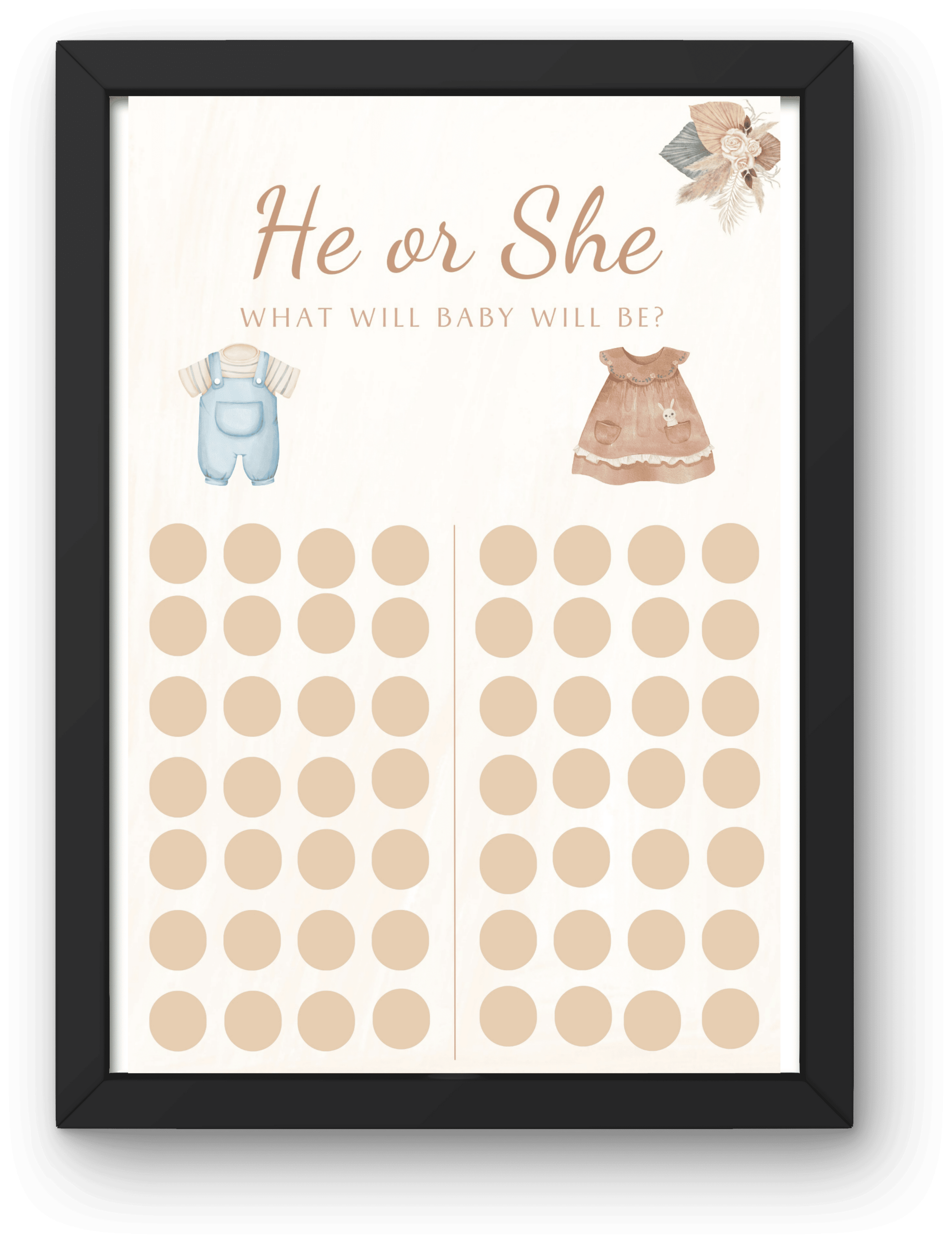 He or She Baby Shower Game | Baby Party Guessing Game | The Party Store