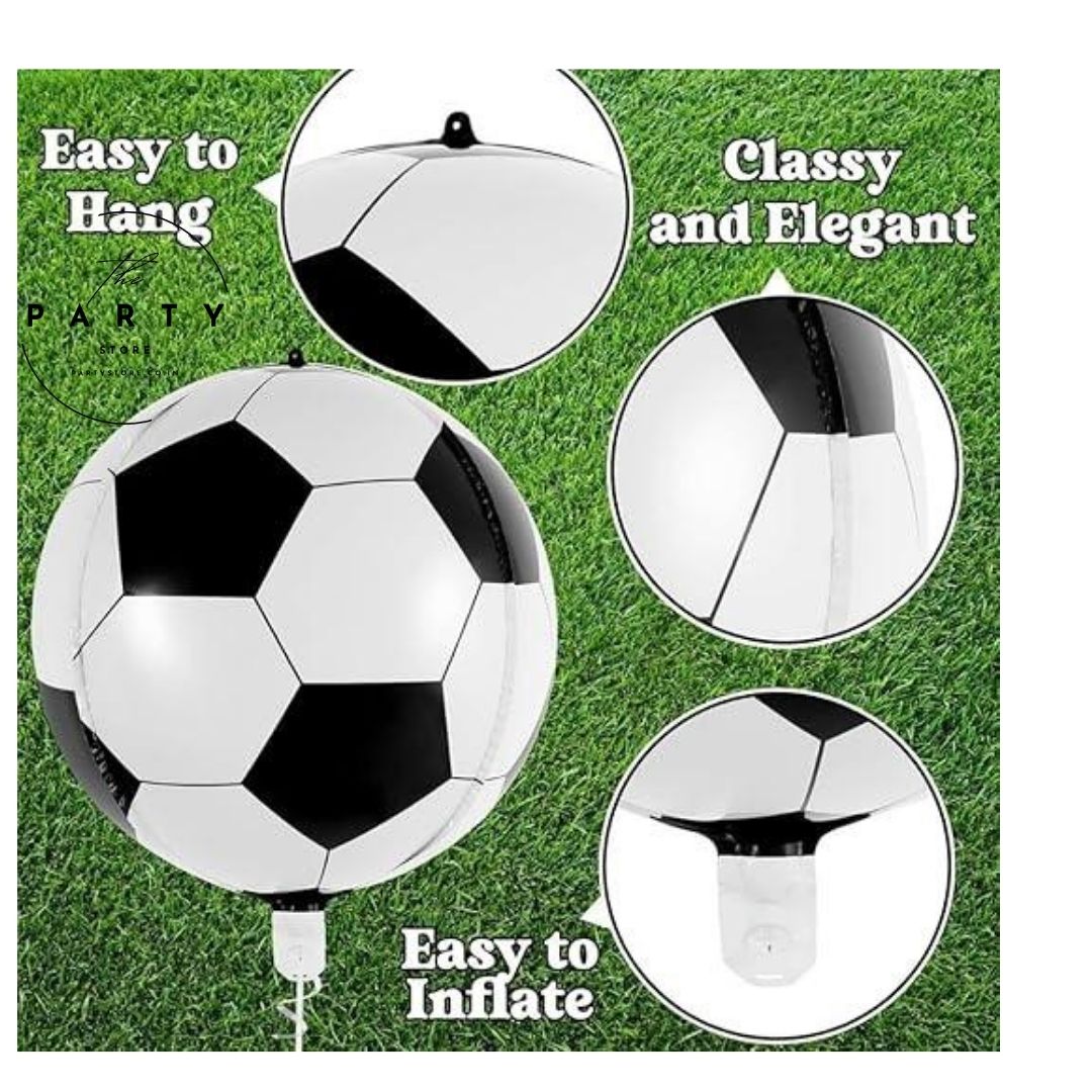 4D Soccer Foil Balloon for Football Theme Party Decoration (Pack of 1Pc)