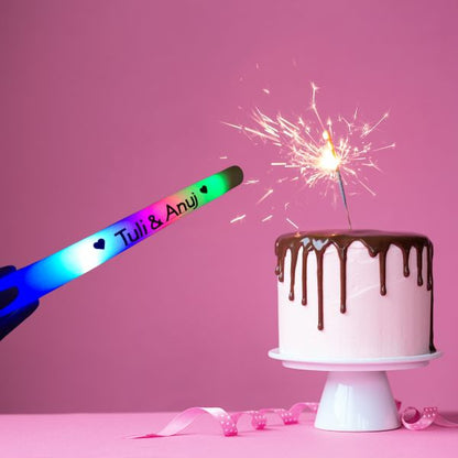 Renowned Events Light Up LED Foam Stick. This 16&quot; reusable foam stick for Dancing/Concerts and Sporting Events or Cheer Up in Weddings, Parties, and Dancing