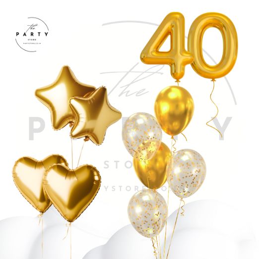 40th Birthday Milestone Birthday Balloons