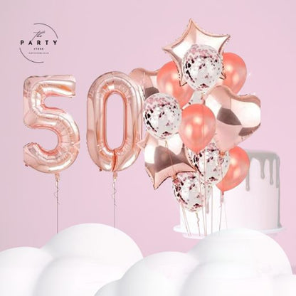 50th Birthday Milestone Birthday Balloons
