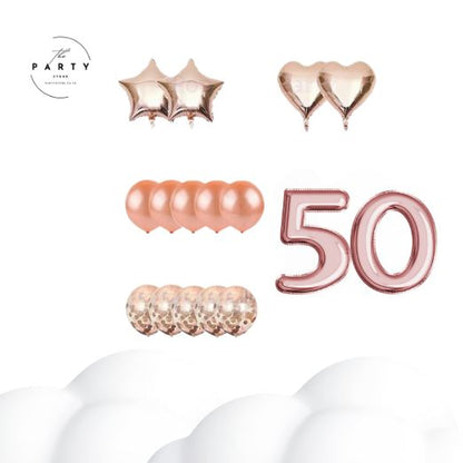 50th Birthday Milestone Birthday Balloons