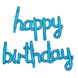 Happy Birthday Banner | Paper, Foil, Cursive Foil &amp; Bunting Decorations