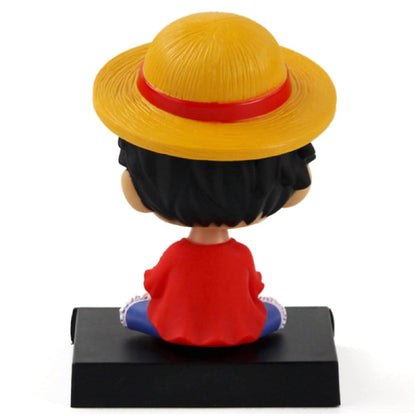 Super Hero Monkey D. Luffy Action Figure Limited Edition Bobblehead Car Dashboard - The Party Store