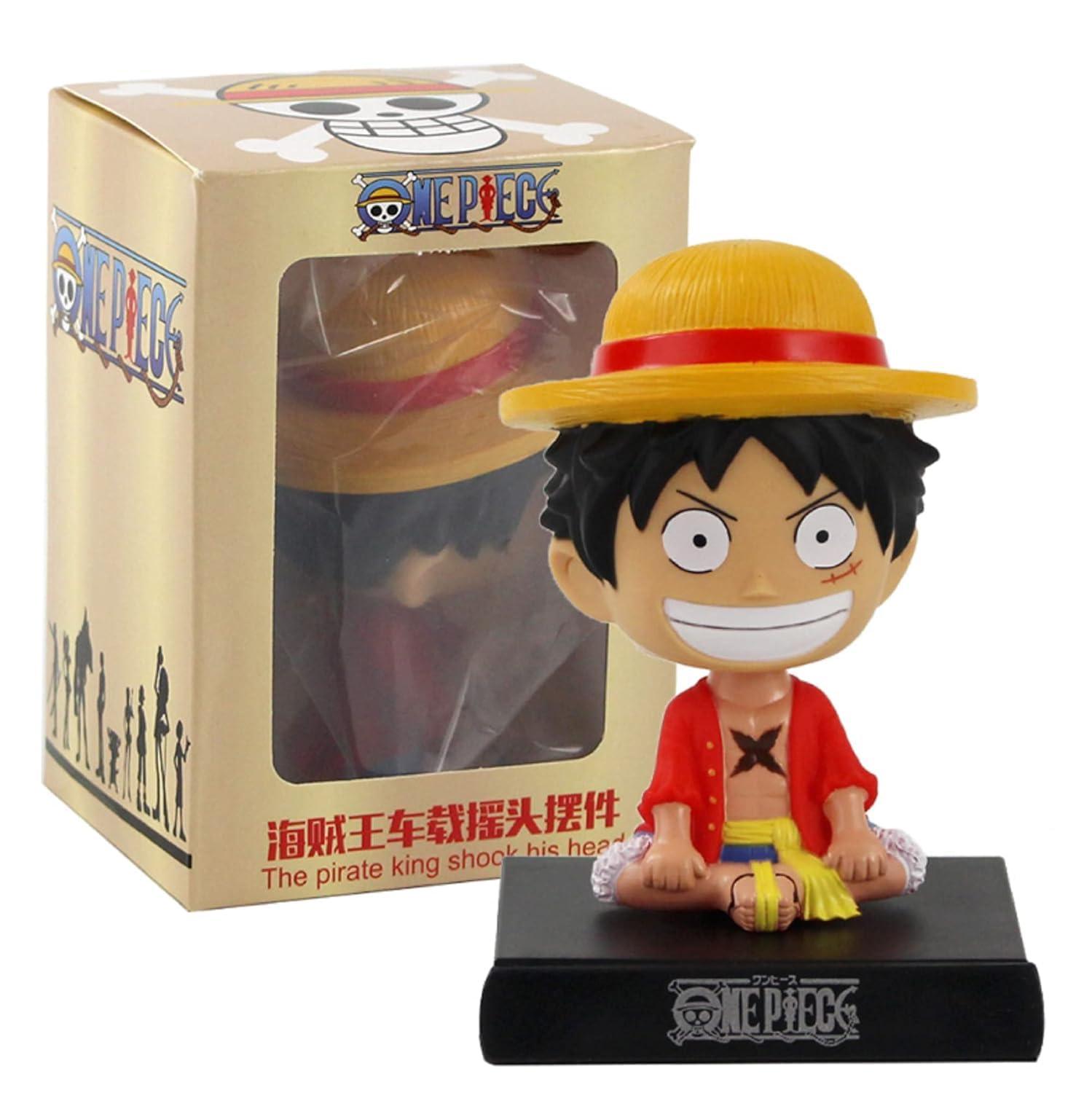 Super Hero Monkey D. Luffy Action Figure Limited Edition Bobblehead Car Dashboard - The Party Store