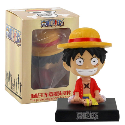 Super Hero Monkey D. Luffy Action Figure Limited Edition Bobblehead Car Dashboard - The Party Store