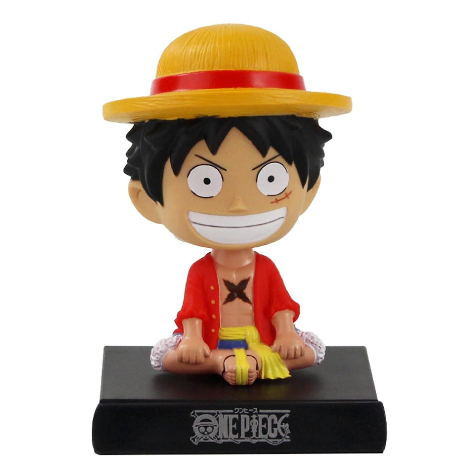 Super Hero Monkey D. Luffy Action Figure Limited Edition Bobblehead Car Dashboard - The Party Store
