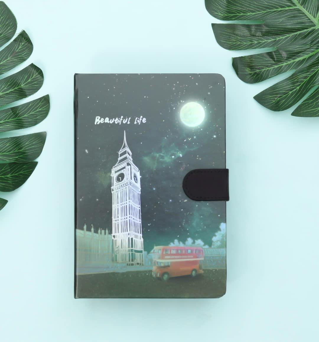 Beautiful Life London Diary A5 Note Book (Black) - The Party Store