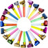 Party Horns Noisemakers Hooters Blowouts for Kids Party (Pack of 10) - The Party Store