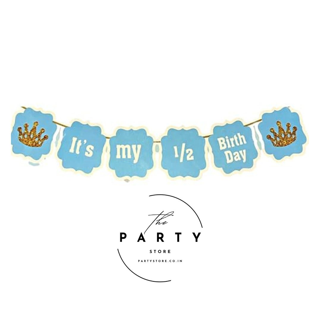 Half Birthday Banner for 6 month Birthday