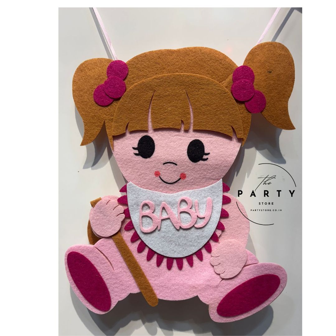 Welcome Baby Girl Door/Wall Hanging