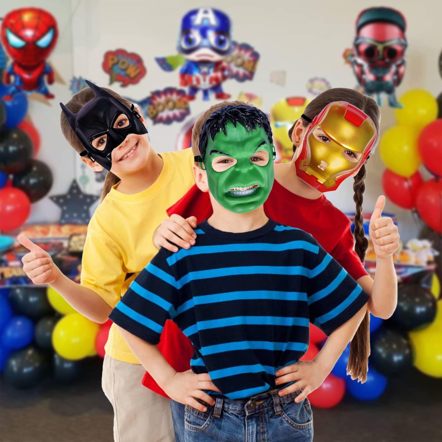 Super Hero Mask - Super Hero Birthday Party Mask For Kids - The Party Store