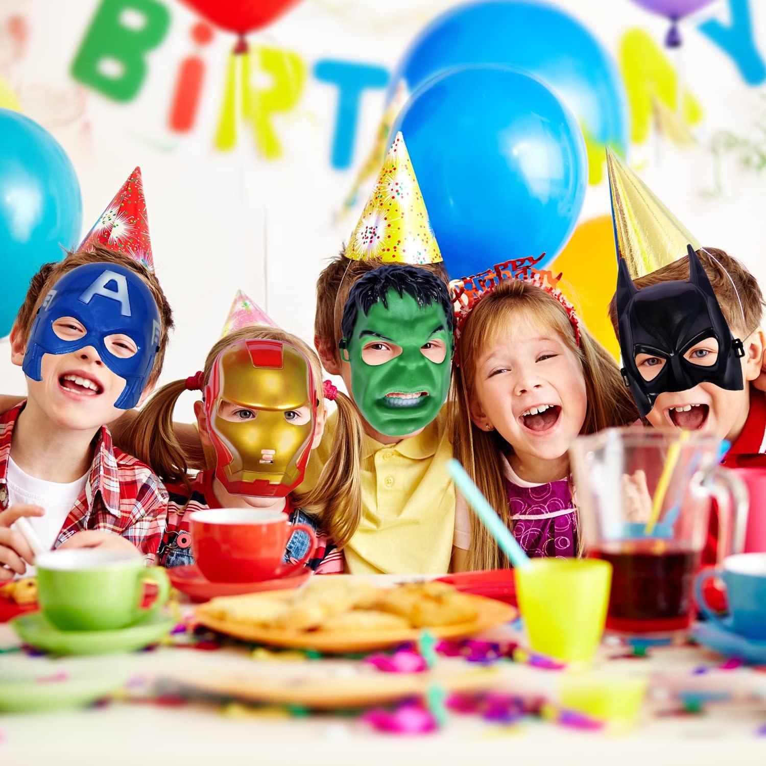 Super Hero Mask - Super Hero Birthday Party Mask For Kids - The Party Store