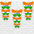 Tricolor "I Love My India" Hanging Butterfly Decoration Item (Pack of 9) - The Party Store
